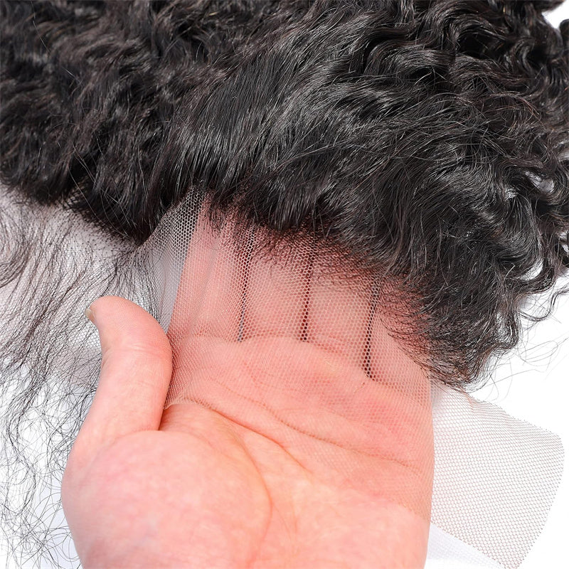 Lemoda Curly Wave 13x4 Lace Frontal 100% Human Hair HD Lace Frontal Closure - Image 4