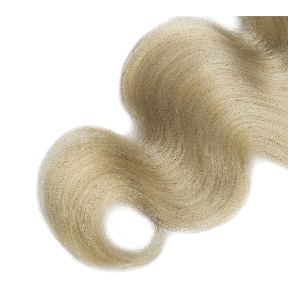 613 Blonde Bundles Brazilian Body Wave Remy Human Hair 3 Bundles - Image 7