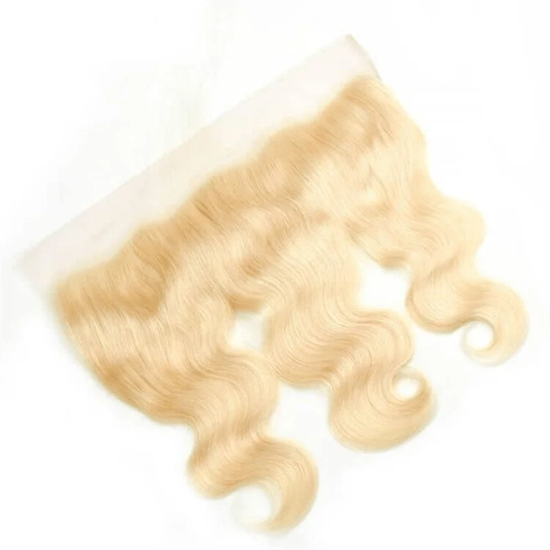 Lemoda Body Wave Lace Frontal 613 Blonde 13x4 HD Transparent Lace Closure - Image 4