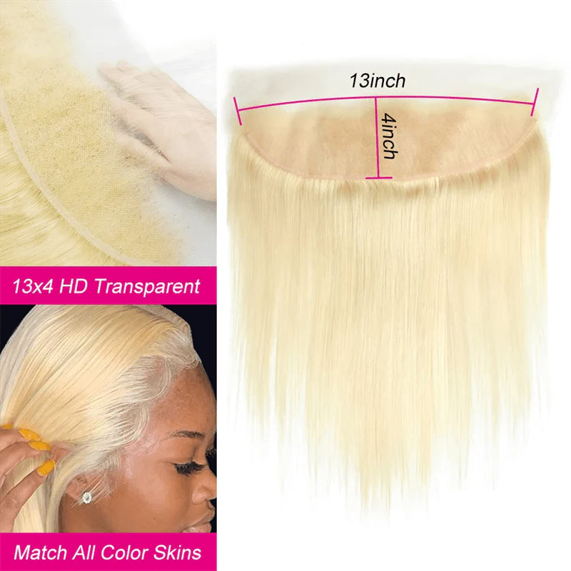Lemoda 613 Straight Hair 13x4 Lace Frontal Ear to Ear Lace Closure - Image 4