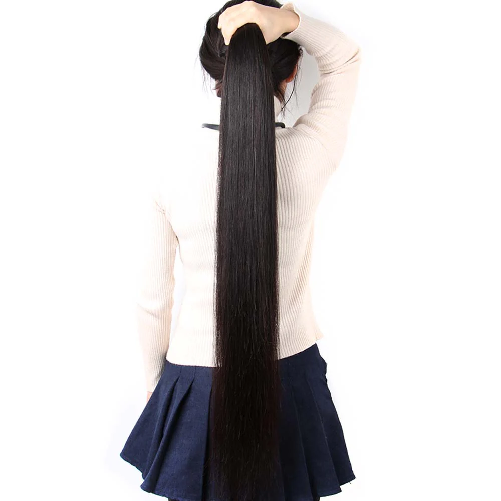 Brazilian Long and Straight Human Hair Weaves Remy Human Hair - Image 4