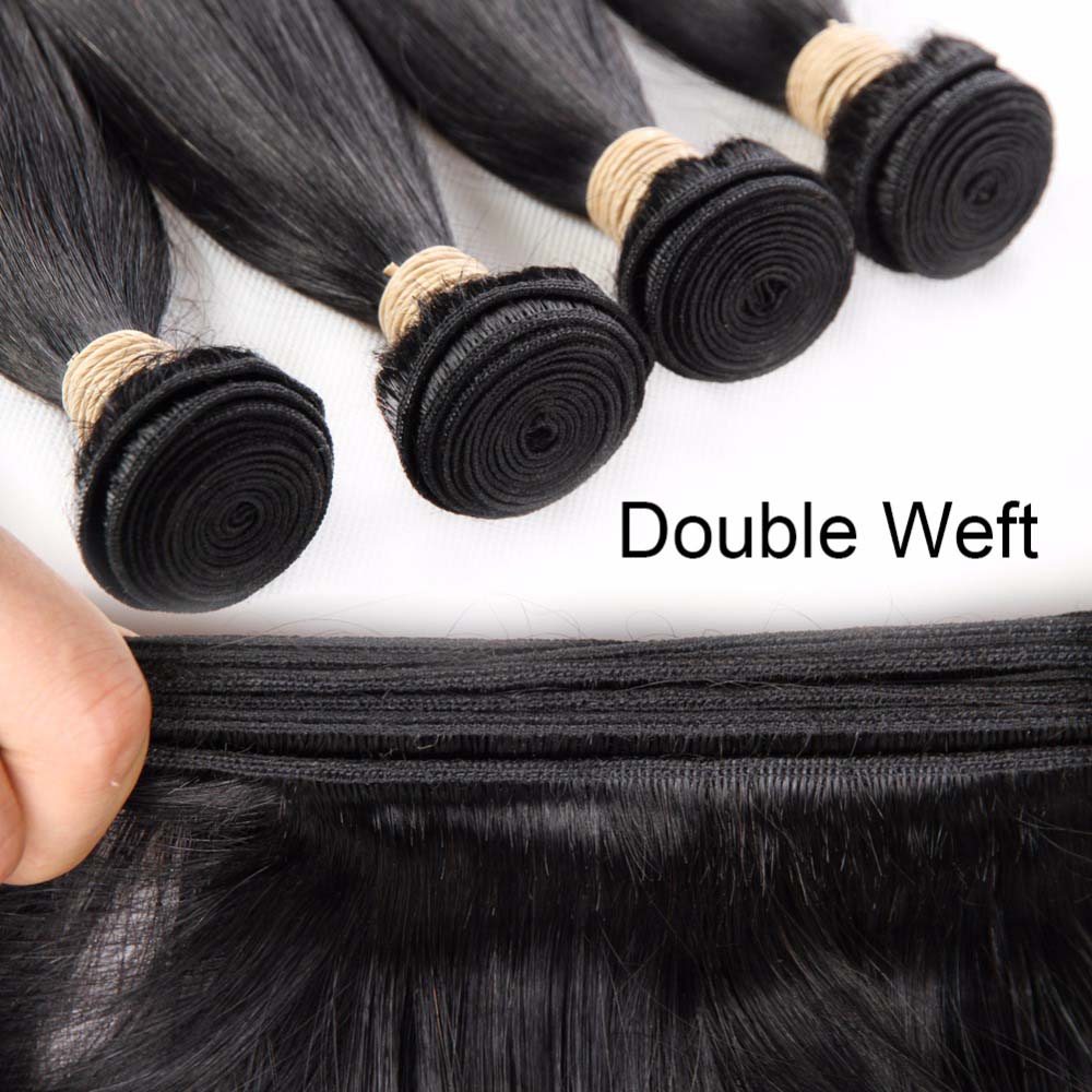 Brazilian Long and Straight Human Hair Weaves Remy Human Hair - Image 6