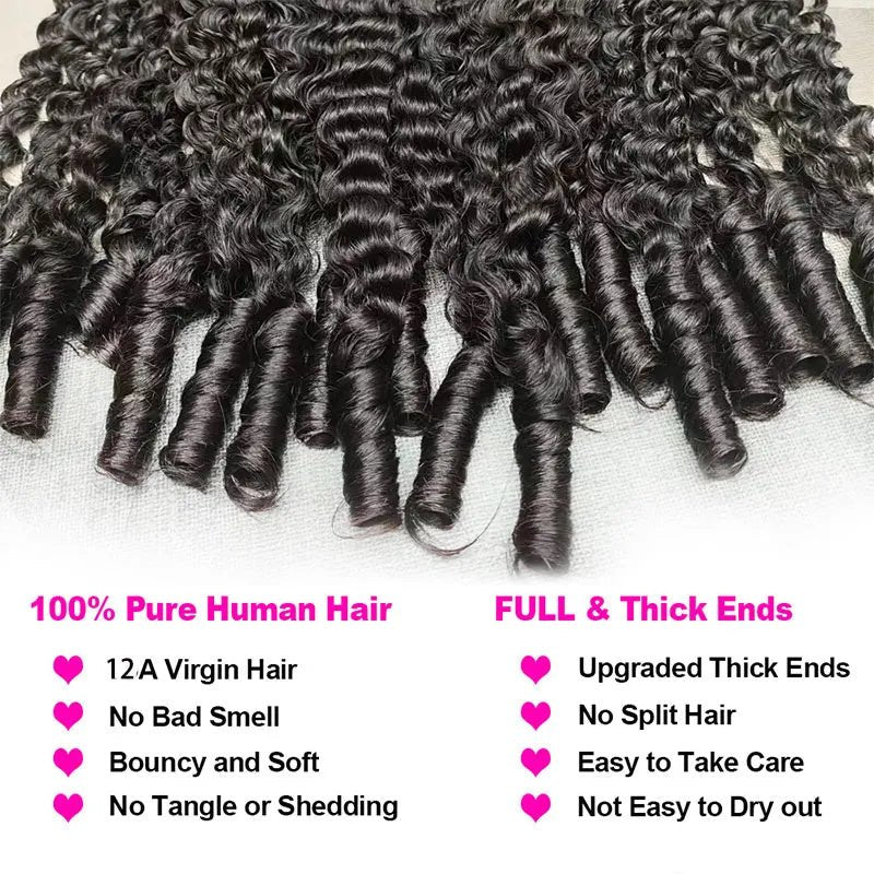 Brazilian Curly Hair Human Hair 4 Bundles Burmese Curls Bundles 100% Virgin Human Hair - Image 6