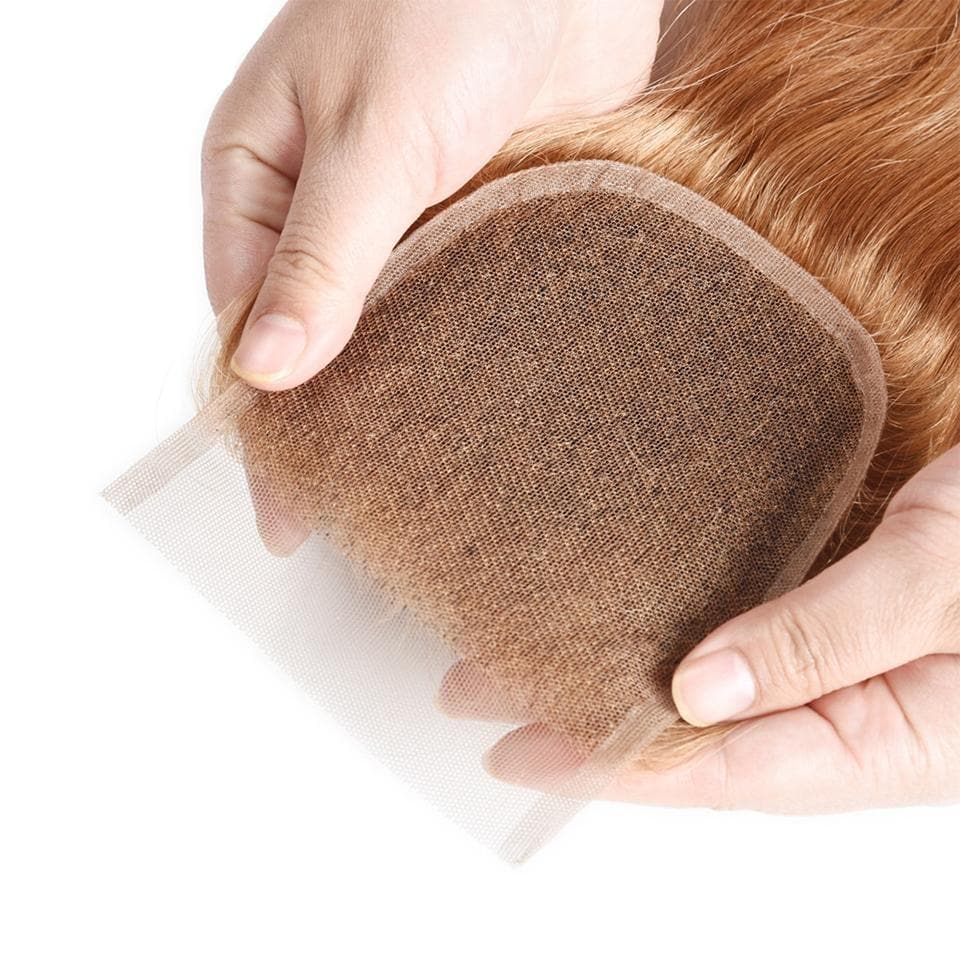 Lemoda #27 Light Brown Body Wave 3 Bundles With 4x4 Lace Closure 100% Real Human Hair - Image 7