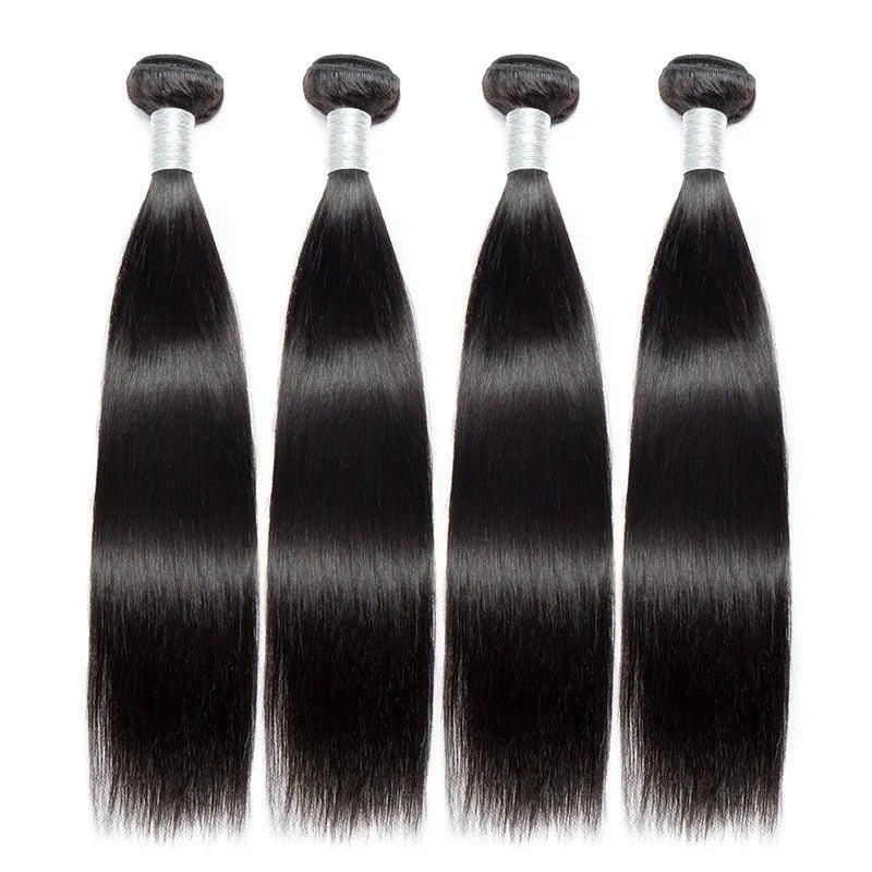 Peruvian Straight 4 Hair bundles 100% Virgin Human Hair - Image 5